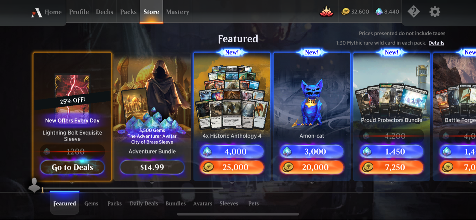 Magic: The Gathering Arena na App Store